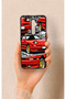 Oppo Reno 2Z Compatible Red Supra Patterned Silicone Case