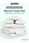 Premium Striped Duvet Set All Season – 6-Pieces set White | King Size 220x240 cm | Ultra-Soft, Wrinkle-Resistant - 3