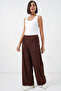 Women's Textured Stretch Knit Pants 1514 - Brown - 5