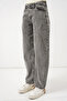 Women's High Waist Jeans 1516 - Anthracite - 4