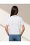 Senior Girls White Printed Polo T-Shirt - 3
