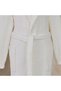 Colourist Cream Color Shawl Collar Bathrobe Size L - 2