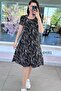 Crew Neck Viscose Dress 6Y051 - 2