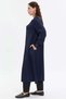 Hakim Collar Draped Long Women's Shirt - 6
