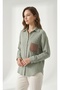 Shirt with Pocket Detail in Muslin Cotton - 2