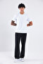 Modal Blend Wide Leg Men's Sports Sweatpants with Zipper Pockets
