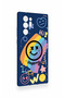 Samsung Note 20 Ultra Compatible Happing Smile Patterned Silicone Case - 3