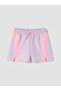 Uv Protected Girls' Color Blocked Swim Shorts (S6)