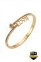 Vip, Non-Tarnish, Love Zircon Stone Handcuff Bracelet, in Wooden Box 55
