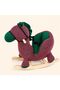 Rocking, Riding and Jumping Plush Horse Figure Toy (100% Solid Balance Toy) - 3