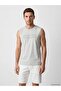 Crew Neck Printed Men's Sleeveless T-Shirt (S6)