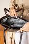 Women's Brown Hand and Shoulder Bag - 6
