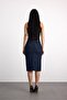 50286 73604 Women's Regular Fit Midi Denim Skirt 50286-73604 - 3
