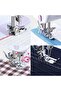 12-Stitch Electric Sewing Machine - Double Line and Double Speed - Portable Multifunctional Sewing Machine for Beginners and Kids - 6