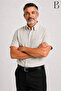 Relaxed Fit Classic Men's Dad Checkered Short Sleeve Cotton Summer Shirt - 3