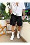 Baggy Fit Basic Gabardine Shorts