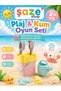 🌊   Şaze Shop Large Size Castle Bucket Beach Play Set for Ages 2+ Sand and Sea Toys - 2