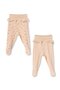 Baby Cotton 2-Piece Ribbed Booties Bottoms