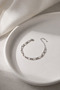 Jewelry Women's Twisted Detailed Oval Ring Tarnish Resistant Steel Chain Bracelet Silver Color 1122 - 2