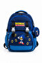 Sonic 4-Piece School Bag Set: Orthopedic Backpack - Twill Fabric, Thermal Lunch Bag, Pencil Case, and Wallet - 2