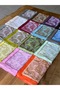 Mineleşarp Summer Special Series Collection Product Floral Pattern Modern Non-Slip, Non-Crinkle Breathable Soft Shawl - 3
