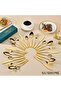 24-Piece Stainless Steel Cutlery Set Kitchen Utensil Western Tableware Gold - 5