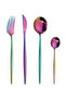 4-Piece Stainless Steel Cutlery Set Multicolour