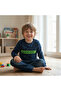 Boy's Printed Navy Blue Color Long Sleeve Tshirt Cb1042 - 5