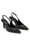 Women's High Heels Special Stone Embellished Open Back Pointed Toe Wedding Dress Shoes Evening Dress Shoes 7.5 cm