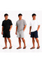 3-Pack Men's Shorts Compatible with Daily Outfits, Comfortable Cut, Premium Cotton Shorts - 8