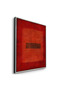 Abstract Red Color Field Geometric Wall Art | Framed Canvas Print | Luxury Modern Decor for Living Room, Bedroom, Office & Gift - 2