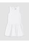 Lcw Kids White Girl's Balloon Dress - 2
