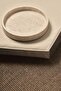 Round marble tray