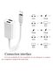 Double Lightning Headphone Splitter, 2 in 1 Dual Lightning Headphone Audio & Charge Cable - 2