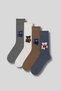 Women's 4-Pack Cotton Teddy Bear Patterned Socks