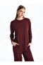 Crew Neck Plain Long Sleeve Women's Tunic (S4)