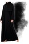 Desert Dress Dubai Abaya & Shawl 2-Piece Ladies Womens Prayer Loose Travel Hajj Umrah Full Cover Hijab Mosque Musolla School - 4