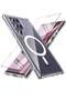 Samsung S24 Ultra Case, Magnetic Shockproof Translucent Matte Back Cover, Clear