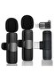 Professional Wireless Lavalier Microphone (2 Pcs)