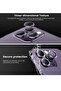 iPhone 14 Pro/iPhone 14 Pro Max Camera Lens Protector, Anti-Scratch Lens Cover 9H Tempered Glass Metal Camera Screen Protector Shockproof Camera Ring - 2