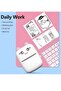 Portable Mini Pocket Printer BT Thermal Printer with Thermal Printing Paper USB Cable for Note Photo Web Document Printing - 4
