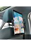 Aluminium, Silicone Car Tablet Stand, Car Headrest Tablet Holder Stand for 4.7-12.9 inches