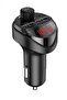 B16 2.4A Dual USB Charger Car Bluetooth Transmitter(Black)