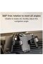 C172 Suction Cup Type Bending Arm Car Phone Holder (Black) - 6