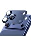 For iPhone 17 Pro Camera Lens Protector [Drop Protection] [Full Coverage] [3D Metal] [Case Friendly] Tempered Glass Camera Cover — Blue