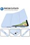 Smart Trifold Stand Case for iPad 10th Gen (10.9", 2022) with Pencil Holder - Sky Blue - 5