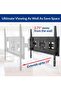 TV Wall Mount Bracket for 32-65 inch, 132lbs, VESA 600x400mm, Full Motion Swivel Dual Arms - 5