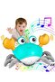 Crawling Crab Baby Toy – Interactive Tummy Time Toy with Automatic Obstacle Avoidance