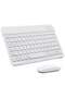 Ultra-Slim Bluetooth Keyboard and Mouse Combo Rechargeable Portable Wireless Keyboard Mouse Set