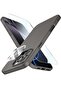 iPhone 16 Pro Max Ultra-Thin Matte Gray Case – Soft Touch Cover with Camera Lens and Screen Protectors